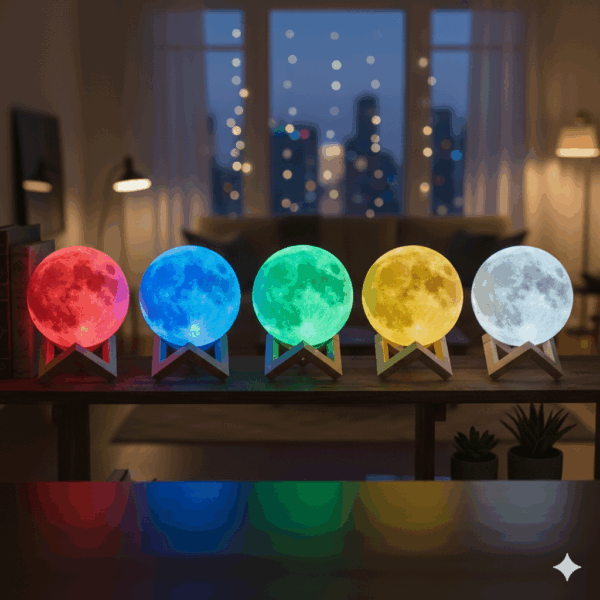 RGB Moon Lamp - Image 3